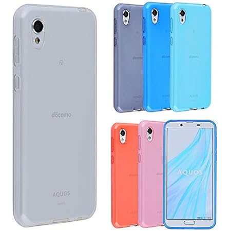 Amazon Aquos Sense2 Tpu ケース カラフルケース ソフトケース カバー クリアケース アクオス センス２ スマホケース 薄型 保護 耐衝撃 Sh 01l Shv43 Docomo Au Aquossense2 A075as2bl Karutz ケース カバー
