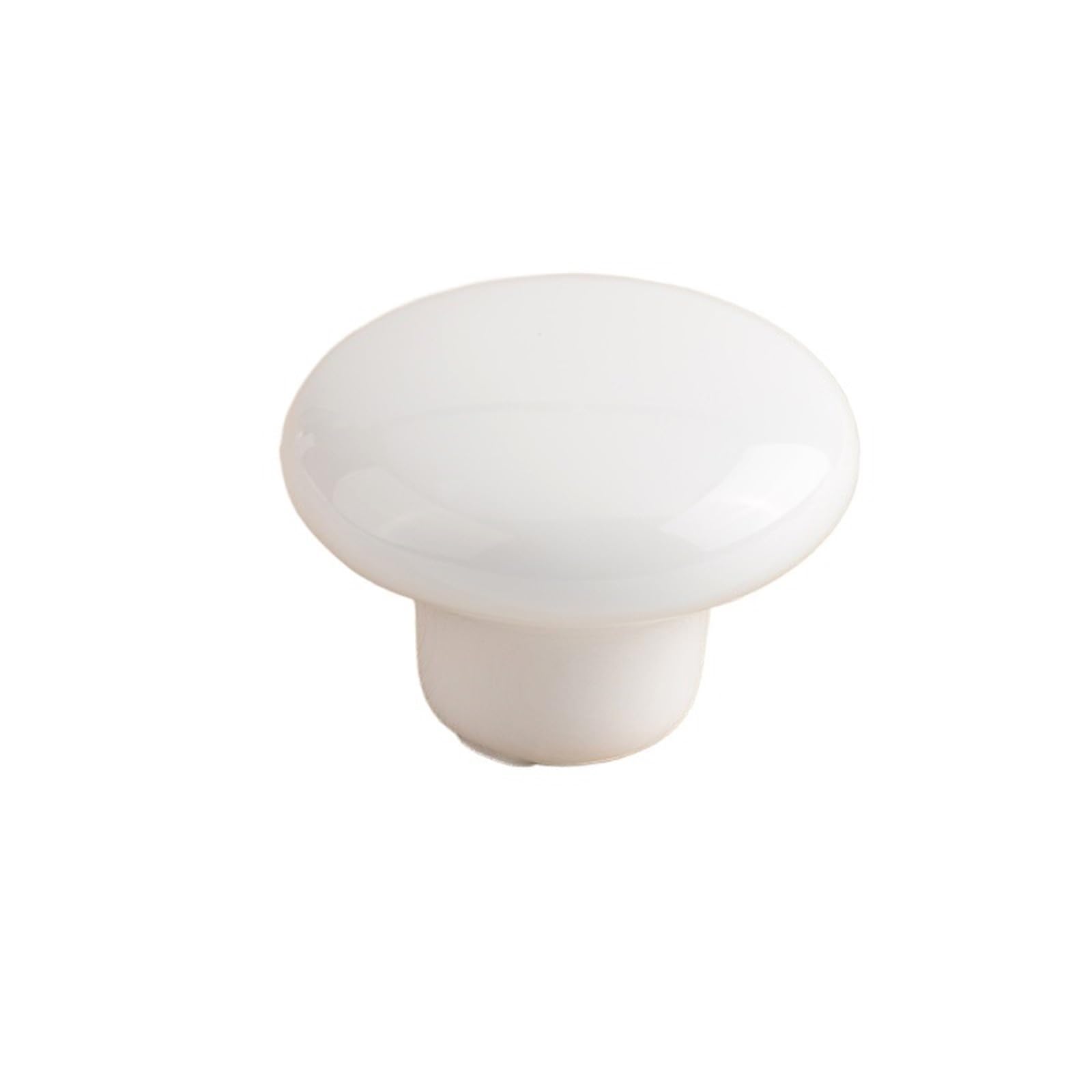 Wlihdb White 5Pairs Drawer Pulls Knobs Single Hole Ceramic Small Dresser Handles For Chest Of Drawer(,S)