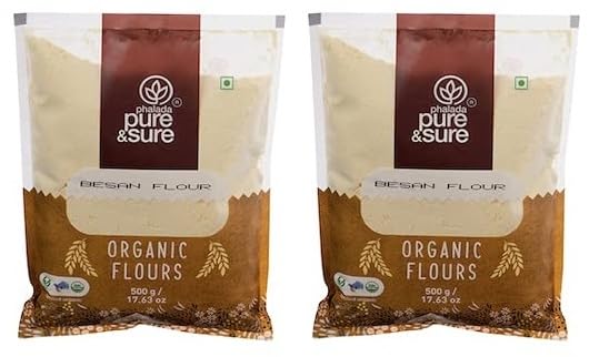 See full amazon price history chart for Phalada Pure & Sure Organic Besan(Gram Flour)1Kg|100% Natually Processed Chickpea Flour|Stoneground Besan Atta|Rich In Protein&Fiber|No Preservatives&Additives(500G X 2) Phalada Pure & Sure Organic Besan(Gram Flour)1Kg|100% Natually Processed Chickpea Flour|Stoneground Besan Atta|Rich In Protein&Fiber|No Preservatives&Additives(500G X 2) (B0CJJY3TYY) Amazon Price History, Amazon Price Tracker