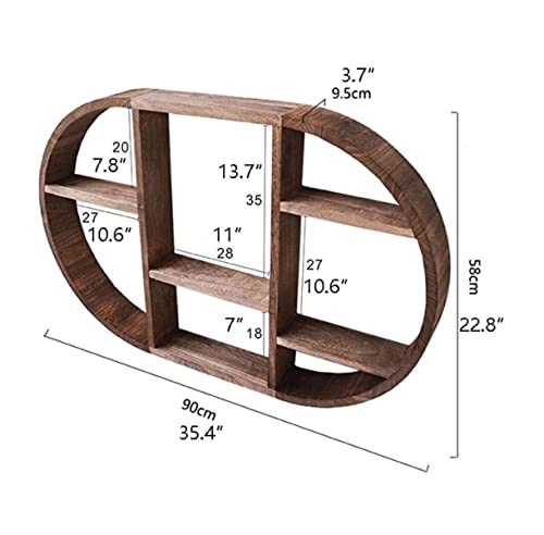 Soporte de vino de madera para pared 90x58x9.5 cm miniatura 2