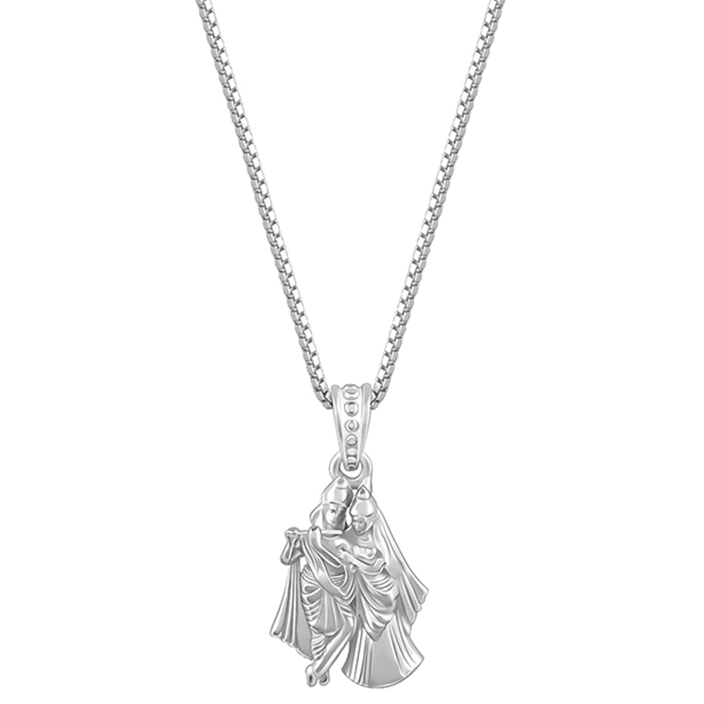 GIVA 925 Silver Radha-Krishna Pendant with Box Chain | Gifts for Girlfriend, Gifts for Women and Girls |With Certificate of Authenticity and 925 Stamp | 6 Month Warranty (B0BBW7FVJ9) Amazon Price History, Amazon Price Tracker