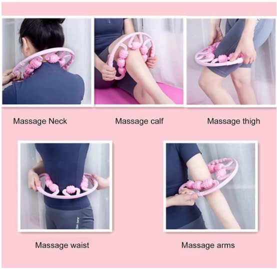 Lariox 7 wheel foam handle roller, fit roller pro trigger point manual muscle massage for fascia, neck, hand, elbow, hands, feet, calf, agony relief pain Lariox 7 wheel foam handle roller, fit roller pro trigger point manual muscle massage for fascia, neck, hand, elbow, hands, feet, calf, agony relief pain