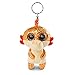 NICI The Original-Glubschis clefs Dragon Yo 9 cm-Peluches aux Grands Yeux Scintillants-Pendentif Doudou pour Porte-clés, Cordons et Trousseau, Orange, 46931
