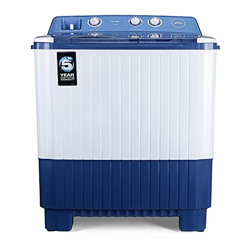 Image of Godrej 7 Kg Semi-Automatic Top Loading Washing Machine (WSAXIS 70 5.0 SN2 T BL, Blue)