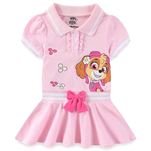 Paw Patrol Nickelodeon Skye Girls Tennis Dress for Toddler and Big Kids