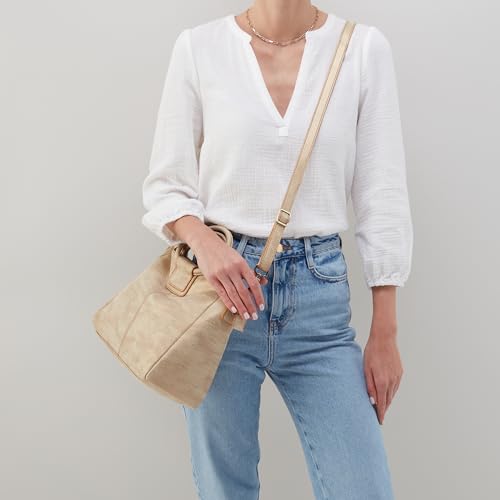 Image of HOBO Sheila Medium Leather Satchel, Crossbody Bag for Women with Top Handle
