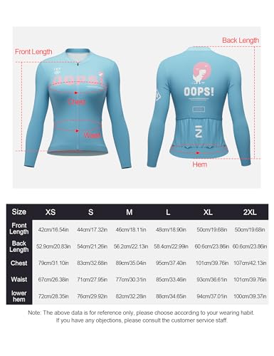 INBIKE Maillot Ciclista Bici Ciclismo Mujer Carretera Ropa Ciclismo Verano Manga Larga con 3 Bolsillos Transpirable Secado rápido Ciclismo Azul S - imagen 7