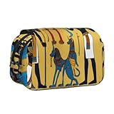 Structure multi-poches avec impression complète : l'extérieur élégant ajoute de la personnalité, tandis que les compartiments intérieurs et les poches aident à classer les stylos, crayons, maquillage ou petits essentiels de voyage, ce qui en fait une trousse polyvalente pour stylos.