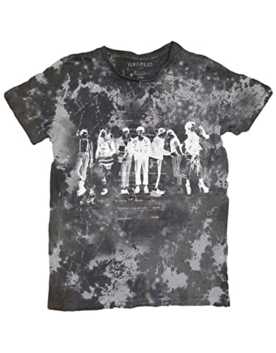 Yungblud T Shirt Weird Tracklist Nue offiziell Herren Dip-Dye Grau Cover
