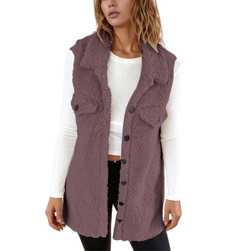 Veste polaire ample col montant manches longues manteau fausse peau lainée
