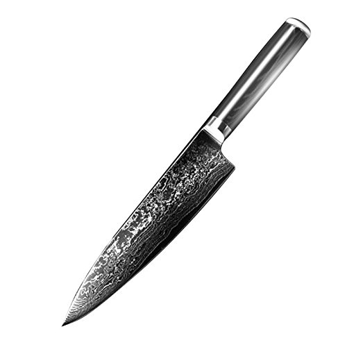 GENERICFINDKING Damascus Stainless Steel Knife Blade Color Mikata