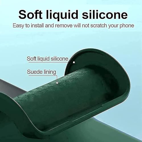 Image of Kapa Matte Protective Lens Flexible Back Cover for Iqoo Z10x 5G / Vivo T4x 5G | Slim Silicone with Soft Lining Shockproof Full Body Bumper Case (Green)