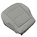 Priprilod Perforated Leather Driver and Passenger Side Bottom Replacement Seat Cover Gray Fit for Mercedes-Benz W203 C230 2005 2006 2007