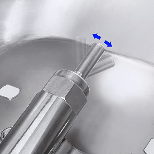 SEHOI 2 Pack Pig Waterer, Automatic Stainless Steel Pig Water Bowl with 1/2 Inch Water Nipper, Livestock Waterer Drinker for Piglets, Goats, Sheep and Other Farm Animals