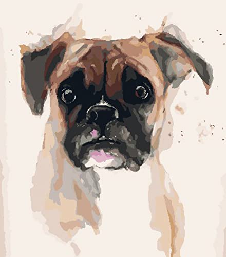 Point de croix broderie kit de démarrage motif animal chien 11CT couture imprimée