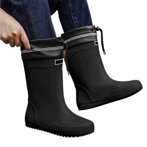 Bottes d'équitation en caoutchouc pour femme imperméables et légères - 2