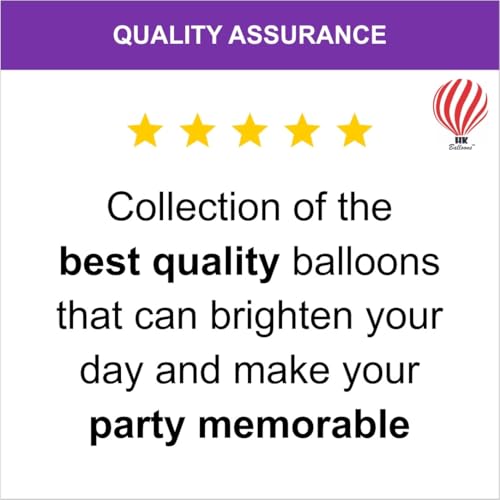 Image of HK Balloons Purple Butterfly Theme Printed Balloons Pack of 45 | Butterfly Party Decoration Balloons for Birthday, Baby Shower, Wedding, Anniversary & Theme Party Decor