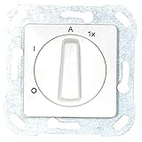 Opus 512.528.37 A-Schalter für BWM, 50, pw 50x50-Rahmen, polarweiß