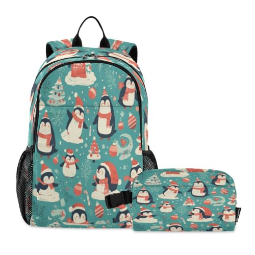 Sac d'école léger pingouin qui soulage le dos des enfants