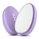 BALUCA Glass Foot File Callus Remover for Feet - Nano Glass Foot Scraper Scrubber Dead Skin Removal for Cracked Heels,Professional Pedicure Tool for Home, Salon, and Travel (Purple)
