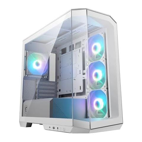 MSI MAG PANO M100L PZ WHITE Micro-ATX Case Cover