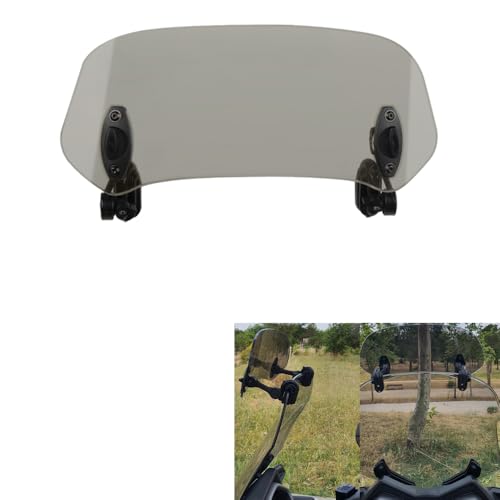 Kucehiup Motorcycle Windshield Extension 11.2 inches Windscreen Extender
