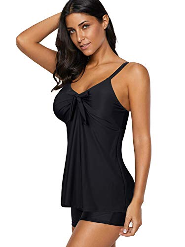 Image of American Trends Women's High Waisted Bikini Bottoms Swimming Suits Tummy Control Bathing Suits