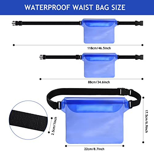 Bolsa à prova d'água com alça na cintura, pochete à prova d'água para manter os objetos de valor d