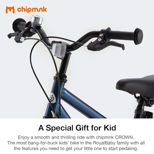 Image of Chipmunk Kids Bike 12 14 16 18 Inch Bicycle with Training Wheels Beginners Boys Girls Ages 3-10 Years Multiple Colors
