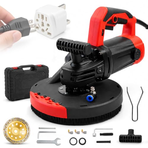 WUDLEP 7-inch Concrete Surface Grinder (US to UK Plug Adapter Required)