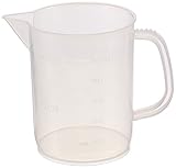 United Scientific 81121 Polypropylene Short Form Pitchers, 500ml Capacity (Pack of 12)