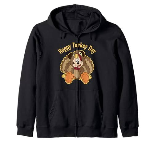 Mickey Turkey Zip Hoodie Disney sweat à capuche zippé pour Thanksgiving