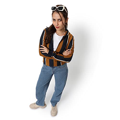 Image of Campus Sutra Women cotton Premium Zipper Hoodie-Grey
