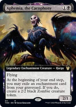 Magic: The Gathering - Aphemia The Cacophony - Extended Art - Theros Beyond Death
