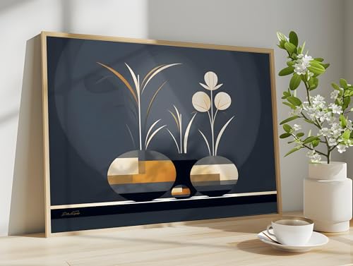 Décoration murale grande taille au design géométrique et finitions soignées