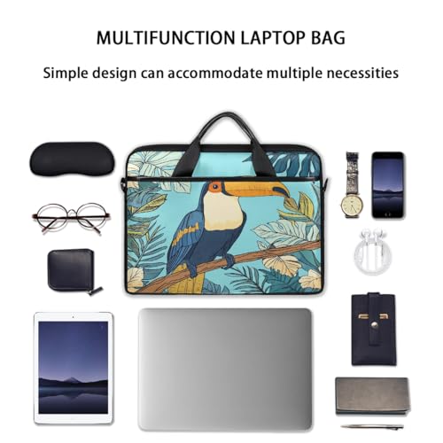 Bolso para portátil Toucan Exótico Retro 15 pulgadas miniatura 7