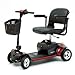 Price comparison product image Pride Go Go Elite Traveller Plus 4 Wheel Portable Mobility Scooter 18AH Batteries