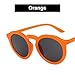 Produktbild Sonnenbrille Polygon Damen Sonnenbrille Vintage Oversized Damen Sonnenbrille Kunststoff Classic Retro Big Frame Sonnenbrille-Orange