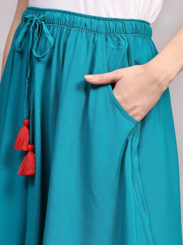 Image of B STORIES Women's Viscose Printed Lounge Culotte Shorts (Pack of 2)