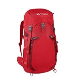 VAUDE Brenta - Bolsa de Acampada y Senderismo, tamaño 56 x 30 x 23 cm, Color Rojo