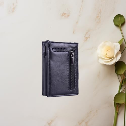 Travel Minimalist Card Holder Men's Large Capacity Card Holder Minimalist (Black)2