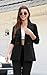 Agenlulu Women's 2 Piece Suits Business Casual Outfits Long Sleeve Solid Blazer Pantsuits Professional Office Work Sets Black