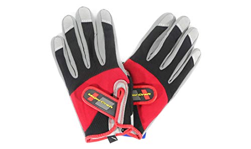 メジャークラフト グローブ MAJORCRAFT フィシンググローブ MCJG-L/BK ブラック×レッド L