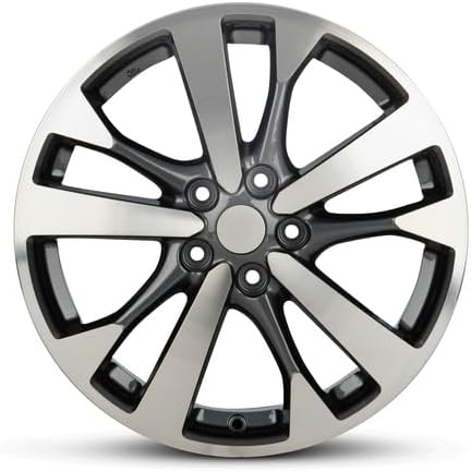 New 18x7.5 inch OEM Direct Replacement Aluminum Wheel for Nissan Altima 2016–2017 5-114.3mm Charcoal 18 in Rim DA 403009HP2B