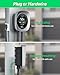 RhEVchar Level 2 EV Charger 50 Amps Smart Motion Sensor Screen Electric Car Charger for Home with WiFi, RFID, 240V, NEMA 14-50 Plug or Hardwire, 25FT Cable APP Controlled Vehicle Chargers for All EVs