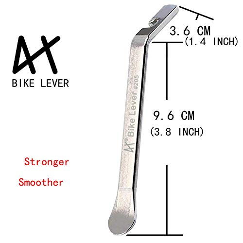 Premium Bicycle Tire Lever Tyre Spoon Iron Changing Tool, Black*4 and Silver*3 - Bild 4 von 34
