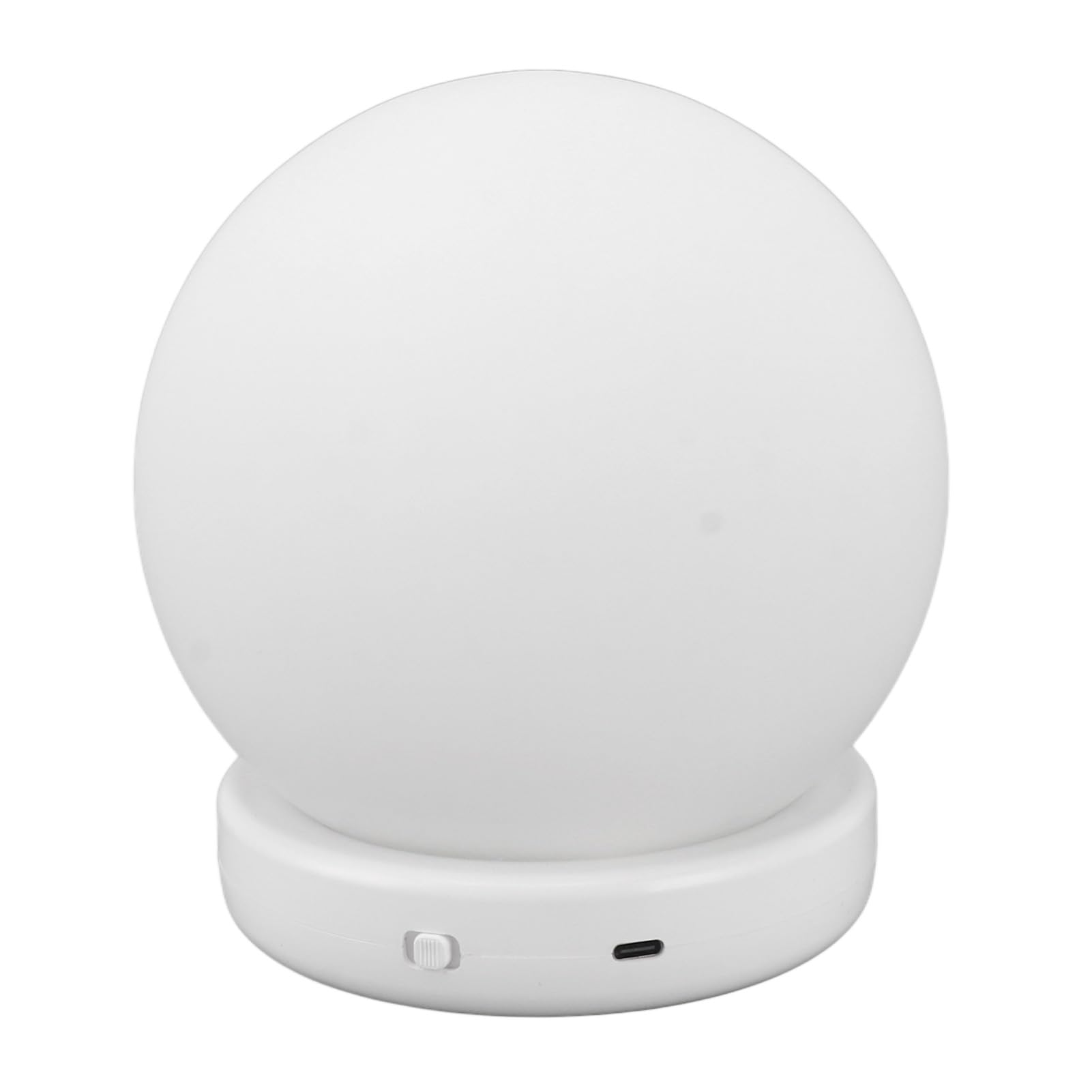 Lampada da Tavolo Mini Ball con Luce Notturna RGB, Colore Dinamico Che Cambia, Alimentata Tramite USB, per la Decorazione della Casa, del Soggiorno, della Camera da Letto