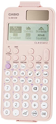 Casio ClassWiz Calculadoras científicas estándar FX-991CW-PK-W-DT