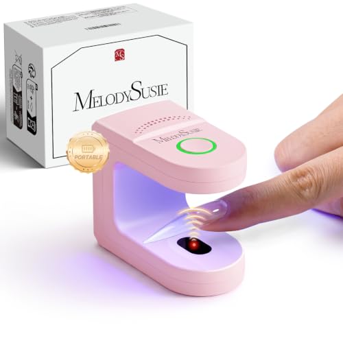 Image of MelodySusie Mini UV Nail Lamp P-ART04G for Single-Finger Quick Touch-Ups