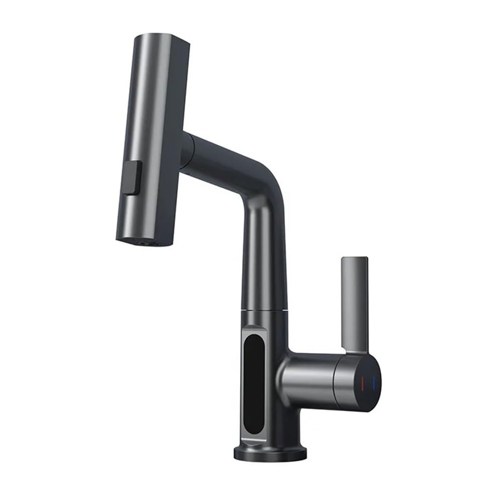 Robinet cascade salle de bain extractible pour un rituel bien-être matinal
